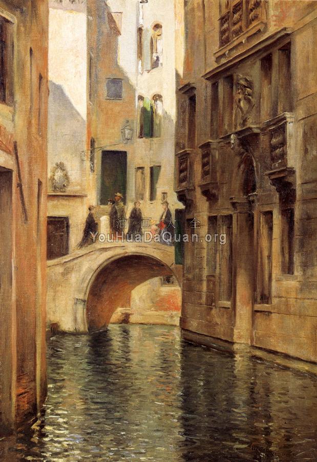 Venetian Canal - 朱利叶斯·勒布朗·斯图尔特